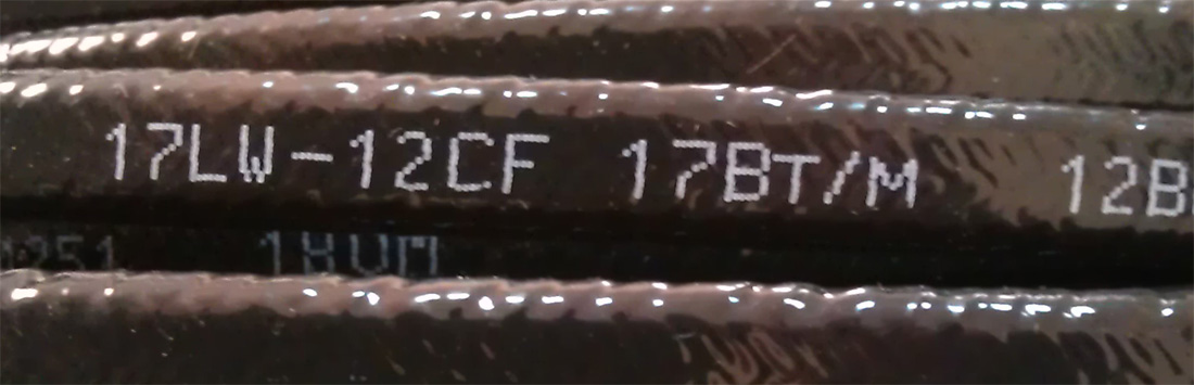 Греющий кабель 12,9Вт 2,8м Нагревательный элемент 24V 48,8 Ом Карбоновый 24К (Углеволокно)